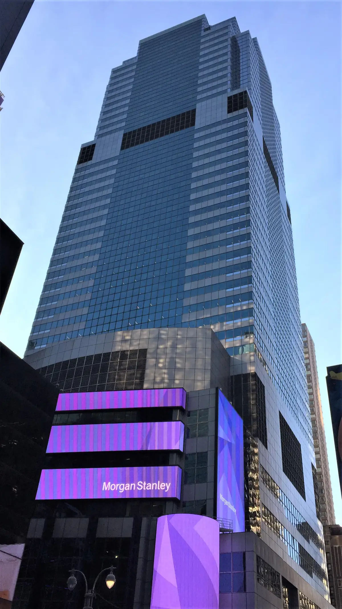 Morgan Stanley Times Square: a building linked to Morgan Stanley Bank