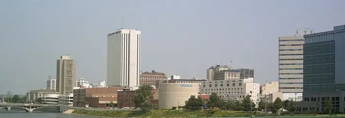 Cedar Rapids skyline: the head-office city of Cedar Rapids Bank and Trust Company