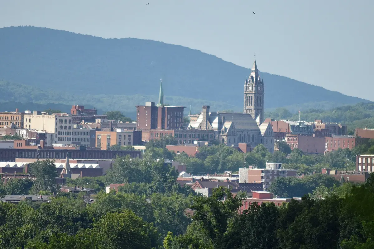 Holyoke Skyline: the head-office city of PeoplesBank