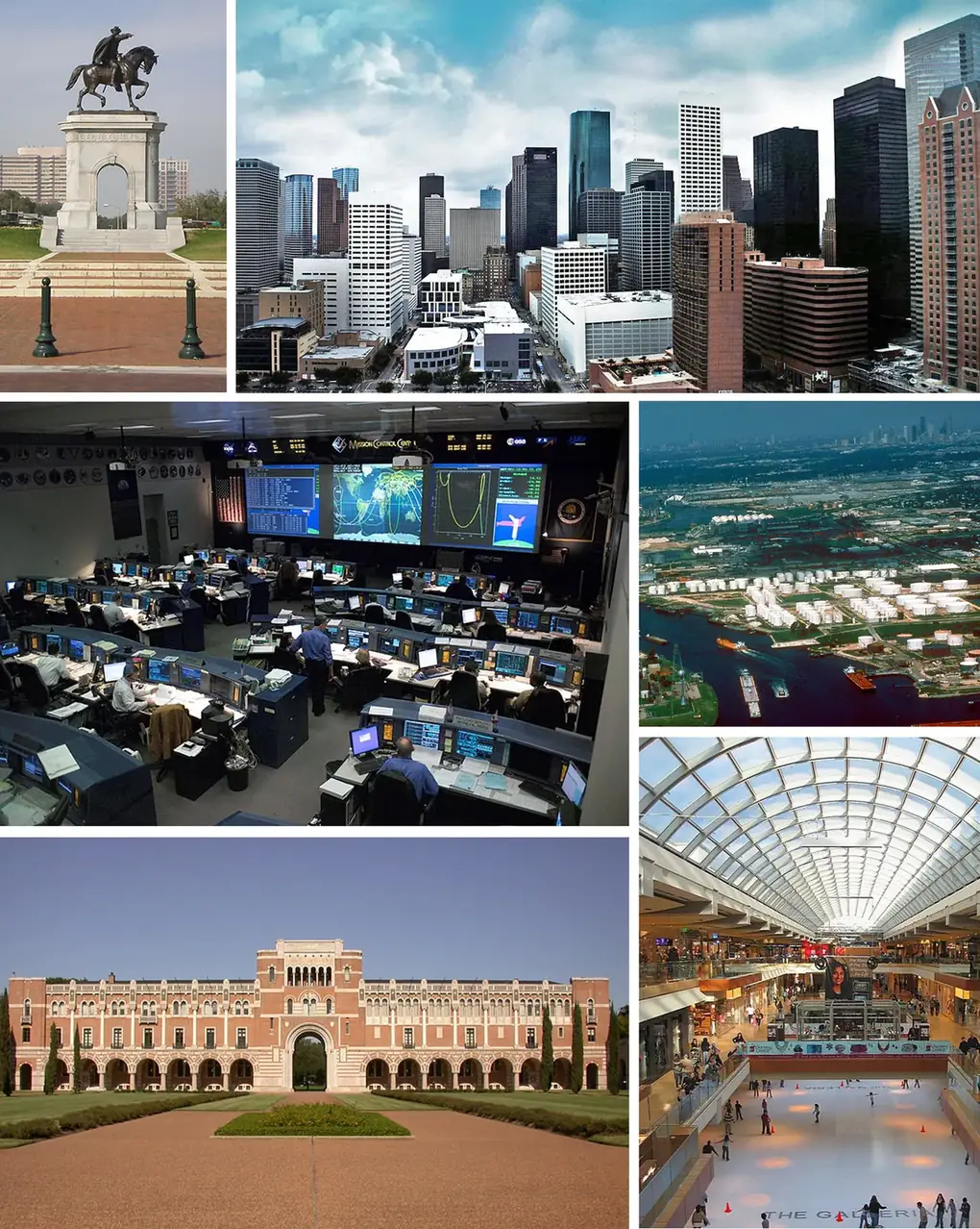 Houston montage: the head-office city of Stellar Bank