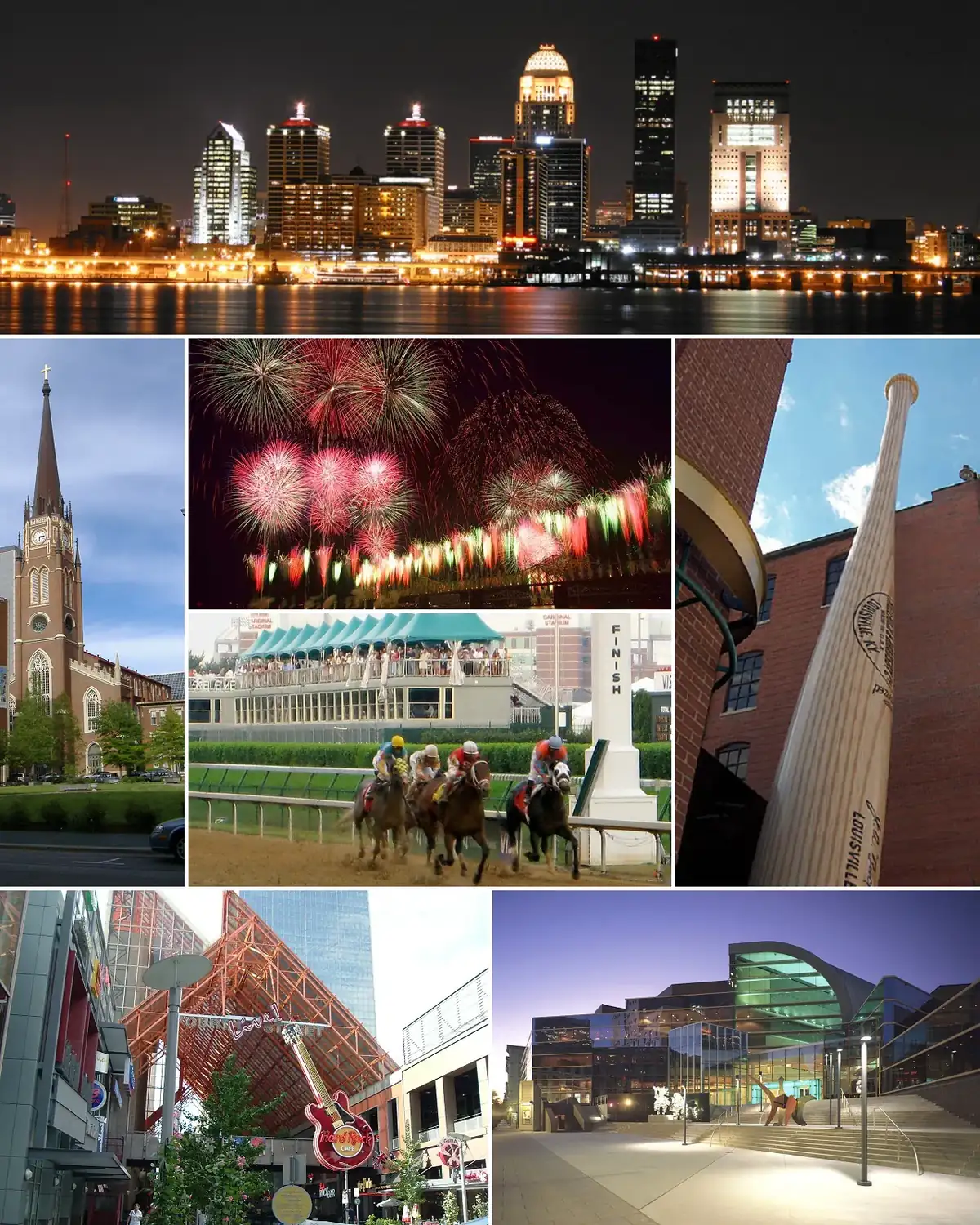 Louisville montage: the head-office city of Republic Bank & Trust Company