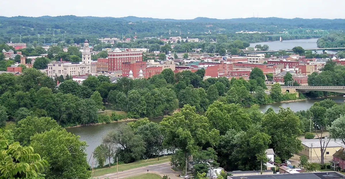 Marietta Ohio: the head-office city of Peoples Bank