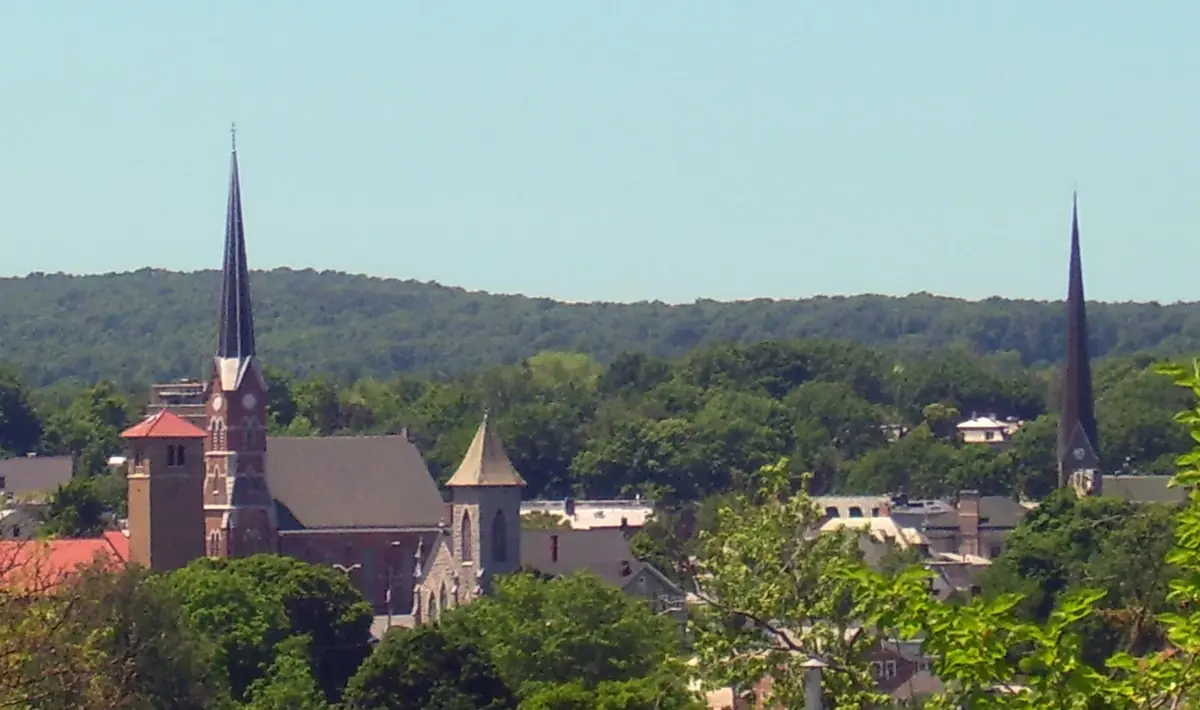 Middletown, NY, skyline: the head-office city of Orange Bank & Trust Company