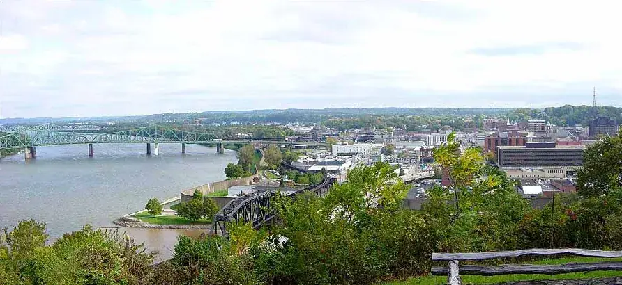 Boreman view, Parkersburg, WV: the head-office city of United Bank