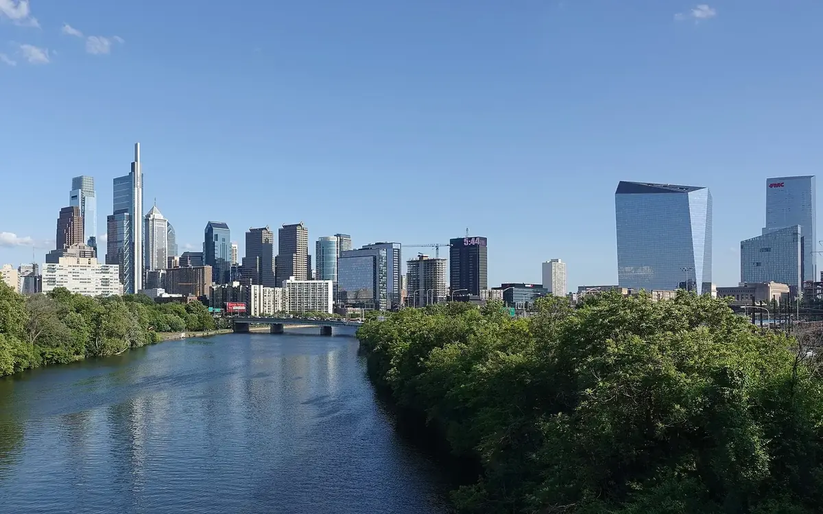 Philadelphia skyline: the head-office city of Republic Bank