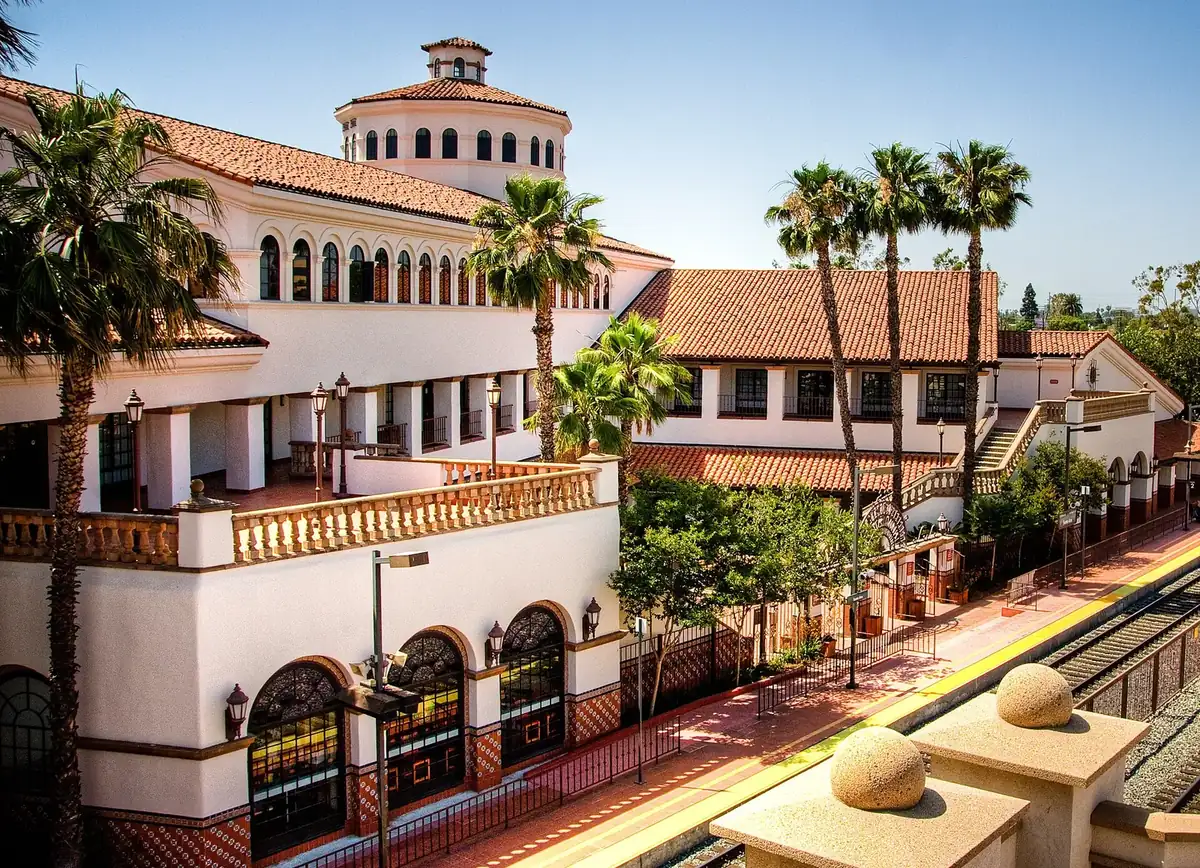 Santa Ana Station: the head-office city of First American Trust, FSB